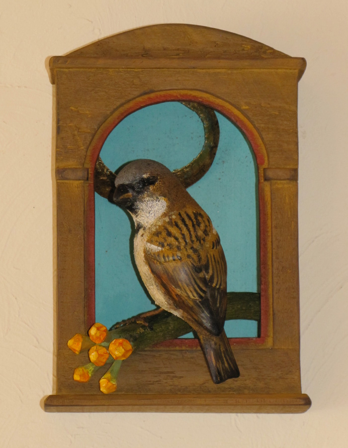 House Sparrow Santo Shrine III